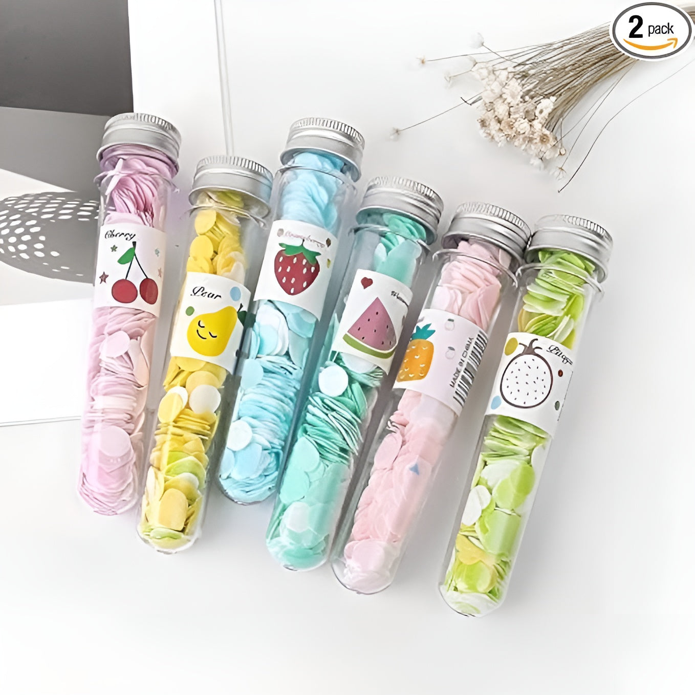 Portable Paper Soap Bottle – Scented Bath Sheets, Mini Flower Petals for Travel