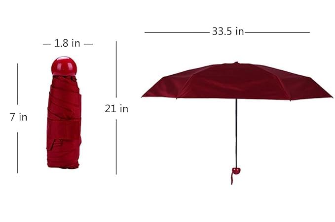 Capsule Umbrella – Compact, Windproof, UV Protection, Travel-Friendly Design