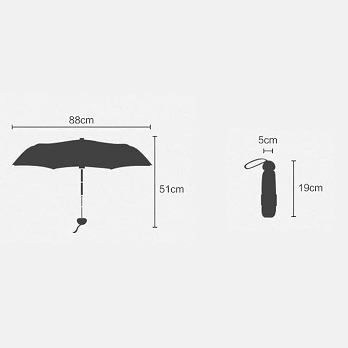 Capsule Umbrella – Compact, Windproof, UV Protection, Travel-Friendly Design