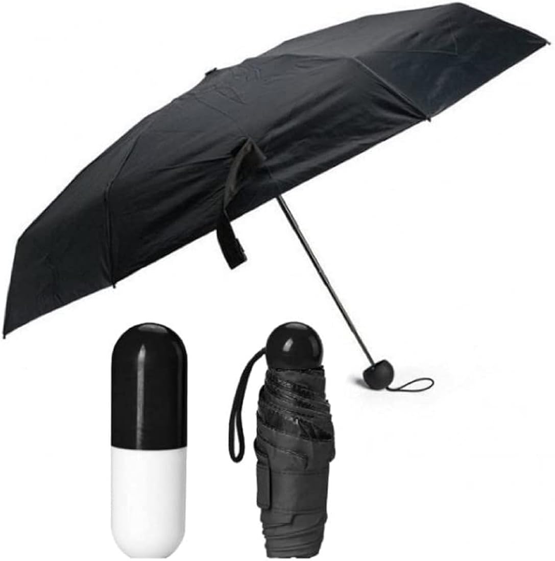Capsule Umbrella – Compact, Windproof, UV Protection, Travel-Friendly Design