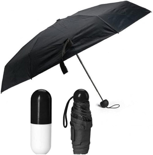 Capsule Umbrella – Compact, Windproof, UV Protection, Travel-Friendly Design