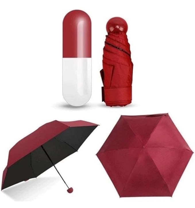 Capsule Umbrella – Compact, Windproof, UV Protection, Travel-Friendly Design