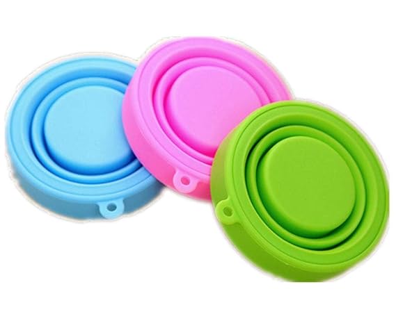 Foldable Silicone Travel Cup with Lid – Eco-Friendly, Leak-Proof, Compact for Camping, Office & On-the-Go