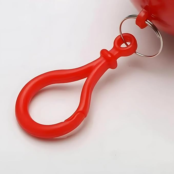 Emergency Disposable Rain Poncho – Clear with Foldable Ball Keychain