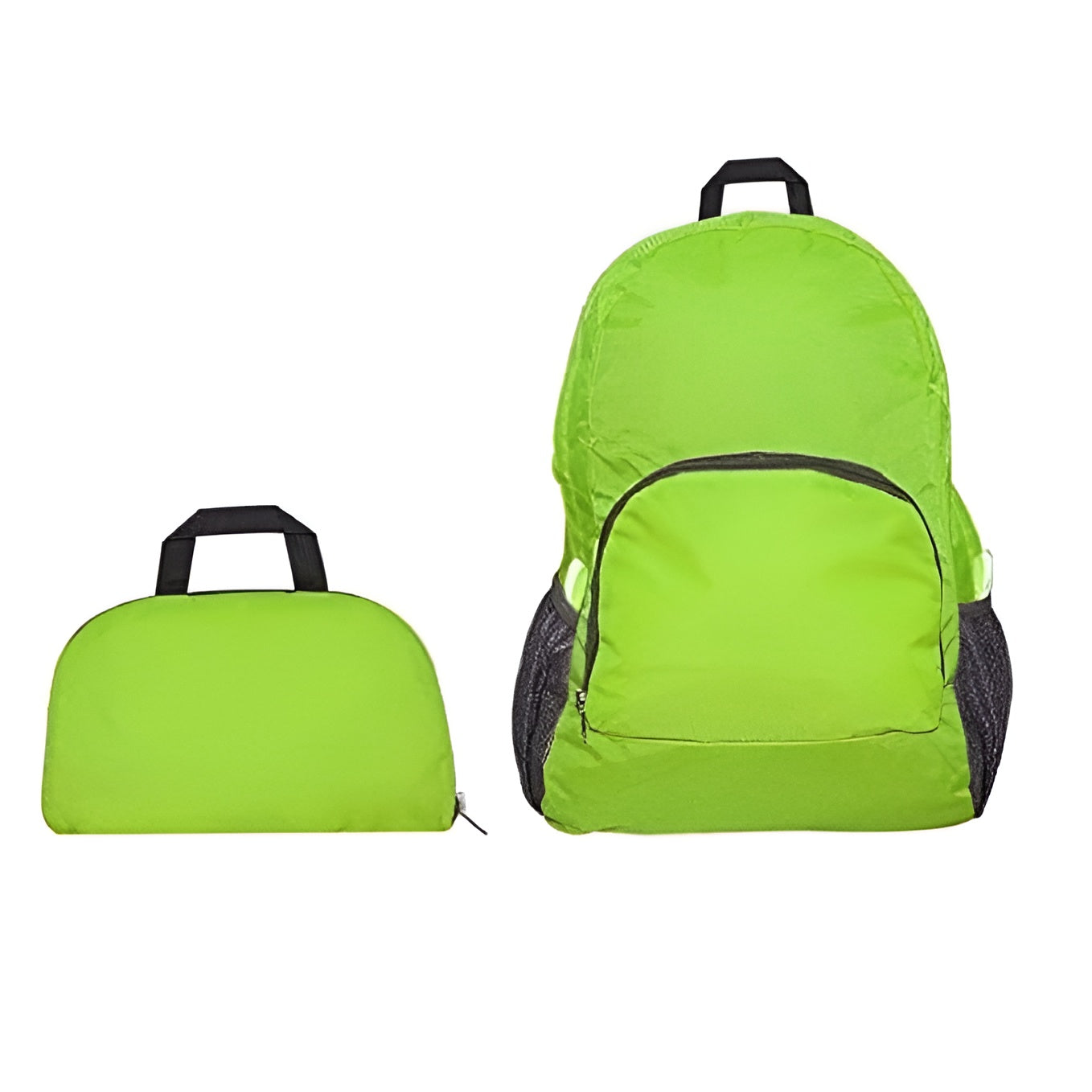Outdoor Travel Foldable Backpack Waterproof Backpack With Mini Bag Stay-Clean Backpack for Camping, Hiking, Travelling, Outdoor Activities(Green)
