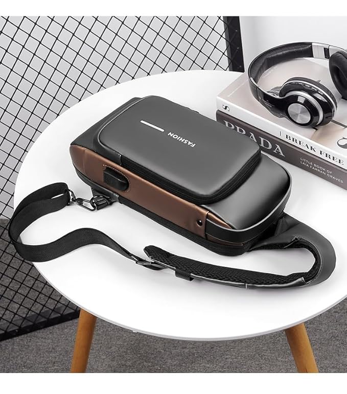 Niktej Waterproof Crossbody Sling Bag – Anti-Theft, Stylish & Travel-Friendly