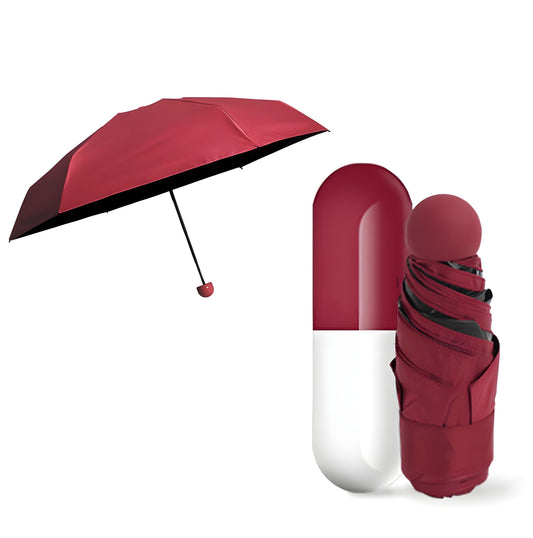 Capsule Umbrella – Compact, Windproof, UV Protection, Travel-Friendly Design