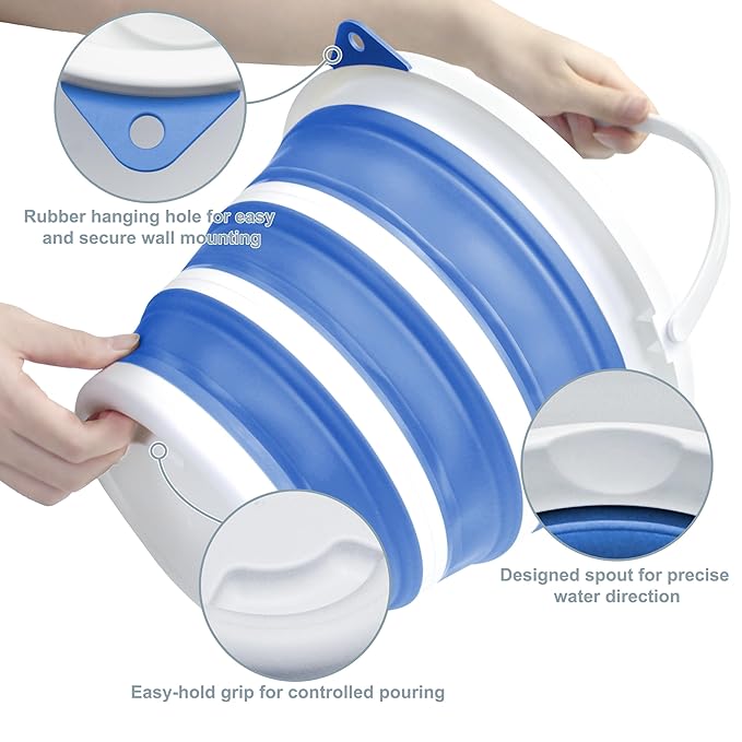 Collapsible Silicone Bucket – Lightweight, Foldable & Multipurpose