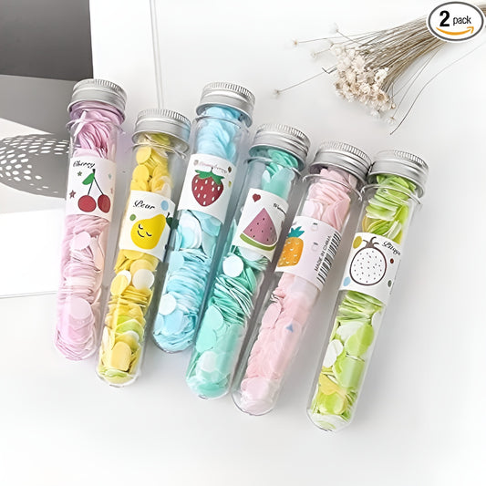 Portable Paper Soap Bottle – Scented Bath Sheets, Mini Flower Petals for Travel