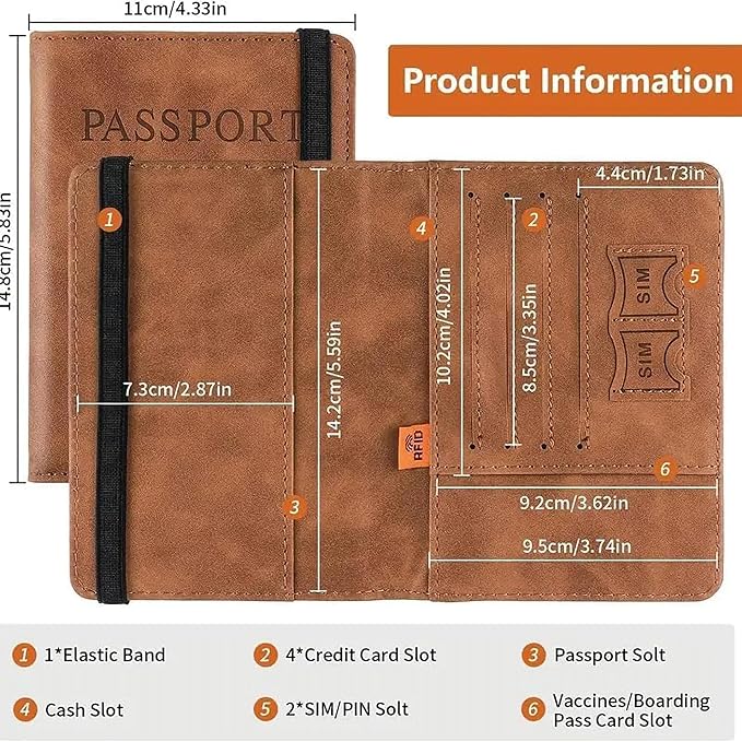 Premium Passport Cover – Stylish, Secure & Travel-Ready