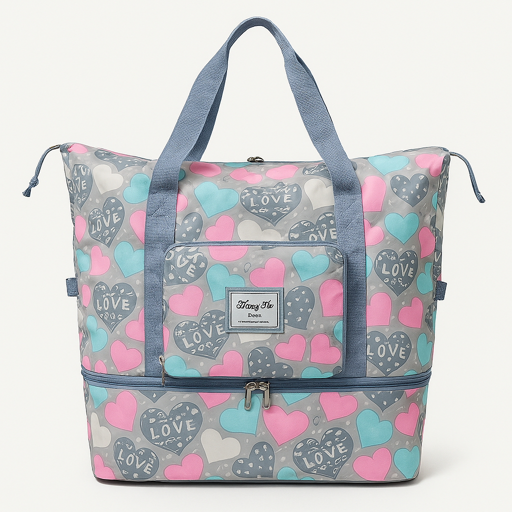 Expandable Foldable Travel Bag – Lightweight Carry-On for Overnight Trips, Gym & Outdoor Travel