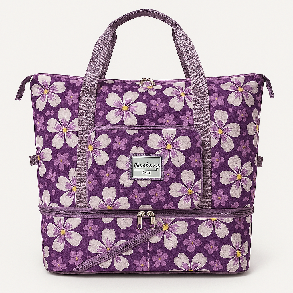 Expandable Foldable Travel Bag – Lightweight Carry-On for Overnight Trips, Gym & Outdoor Travel