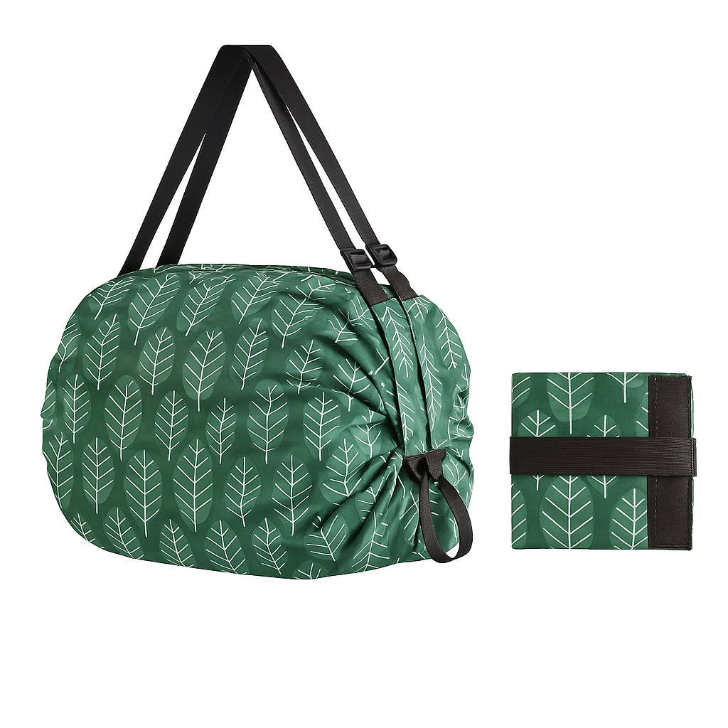 Unisex Foldable & Reusable Shopping Bag – Compact Travel Tote for Groceries, Daily Use & Outdoor Essentials